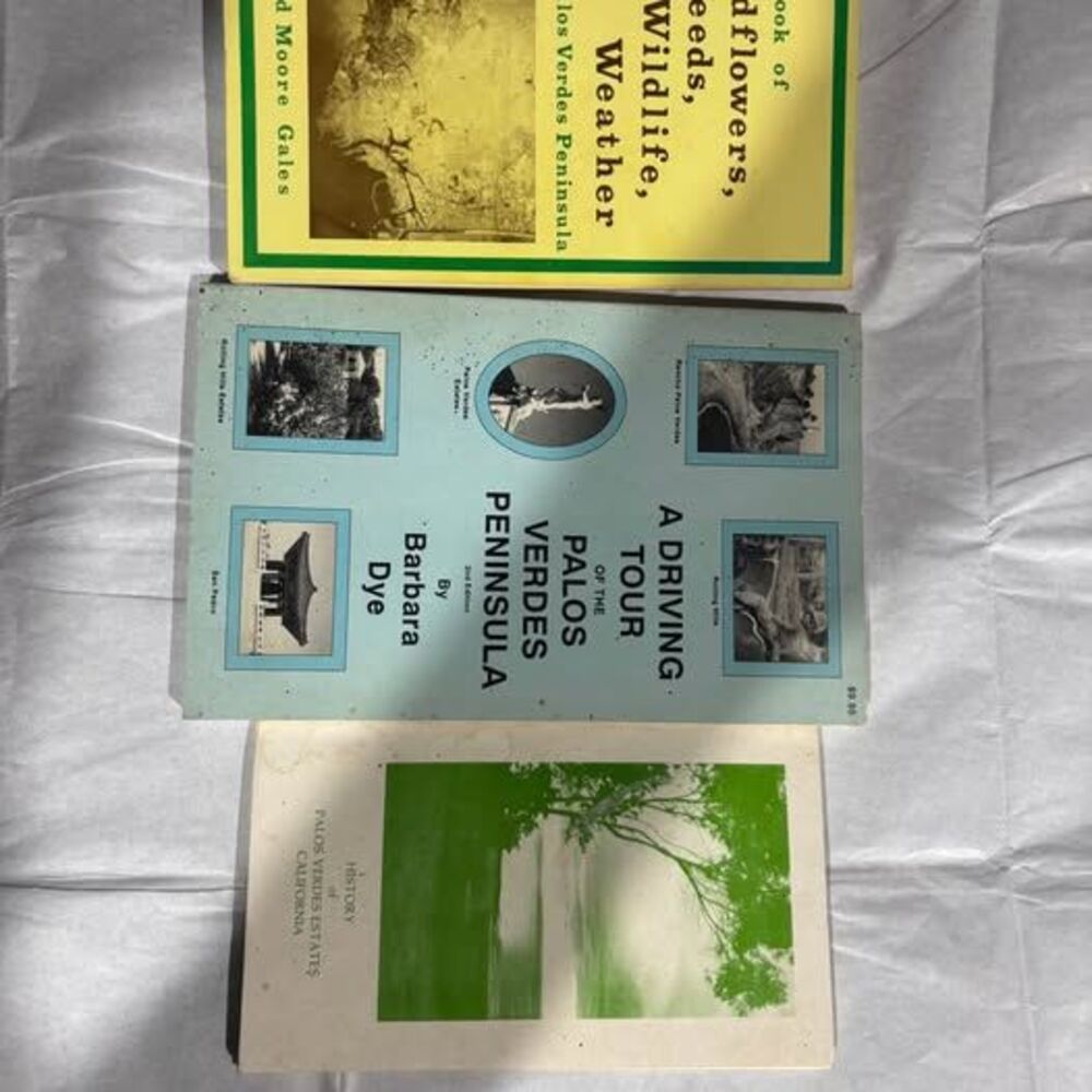 Vintage Palos Verdes Peninsula Books Lot of 3 – Signed Donald Moore Gales